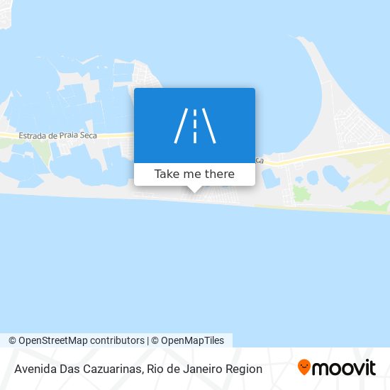 Mapa Avenida Das Cazuarinas
