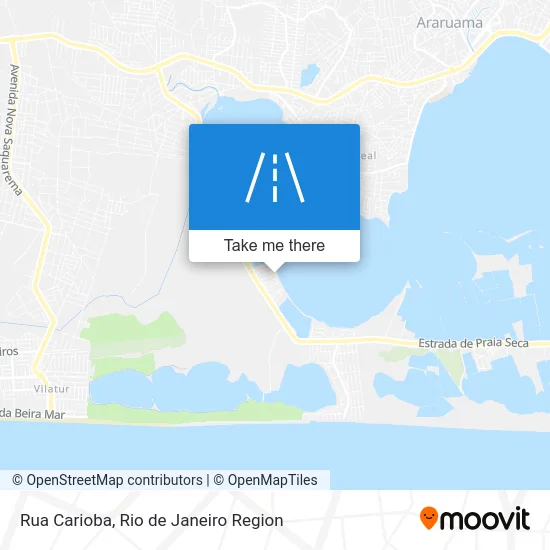 Rua Carioba map