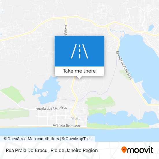 Mapa Rua Praia Do Bracui