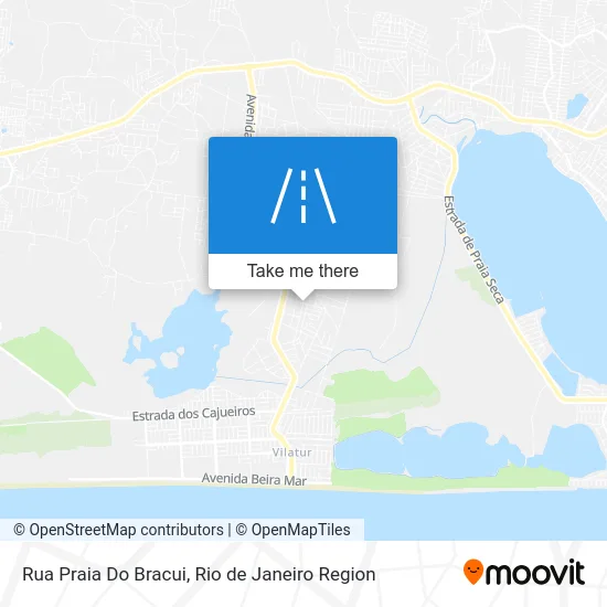 Rua Praia Do Bracui map