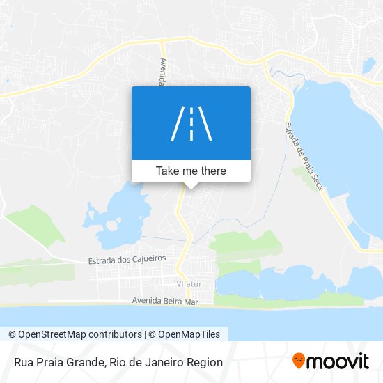 Mapa Rua Praia Grande