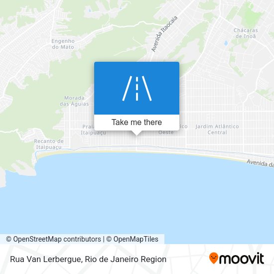 Rua Van Lerbergue map
