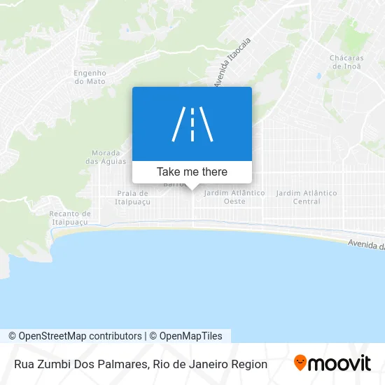 Rua Zumbi Dos Palmares map