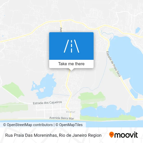 Rua Praia Das Moreninhas map