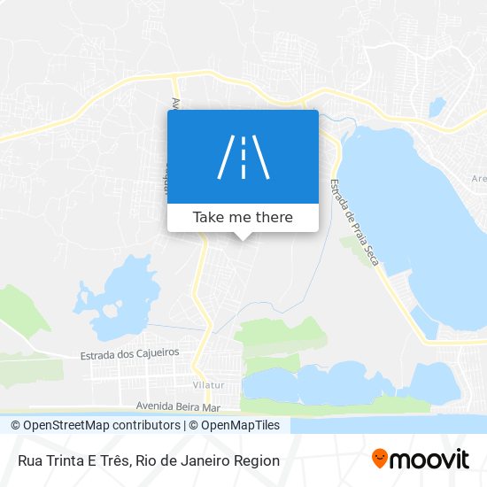 Mapa Rua Trinta E Três