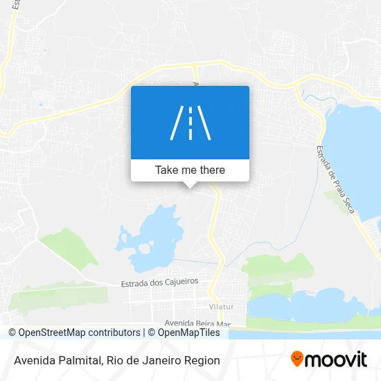 Avenida Palmital map