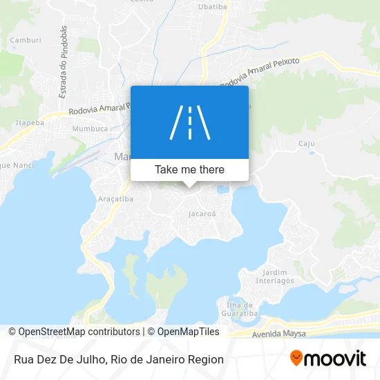 Rua Dez De Julho map