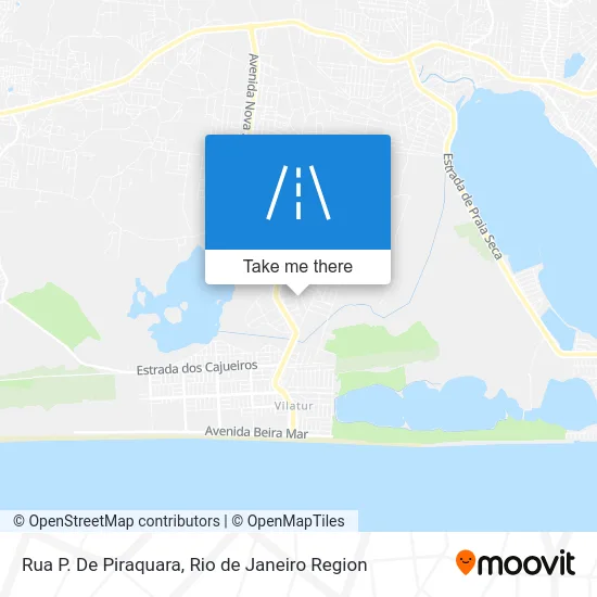 Rua P. De Piraquara map