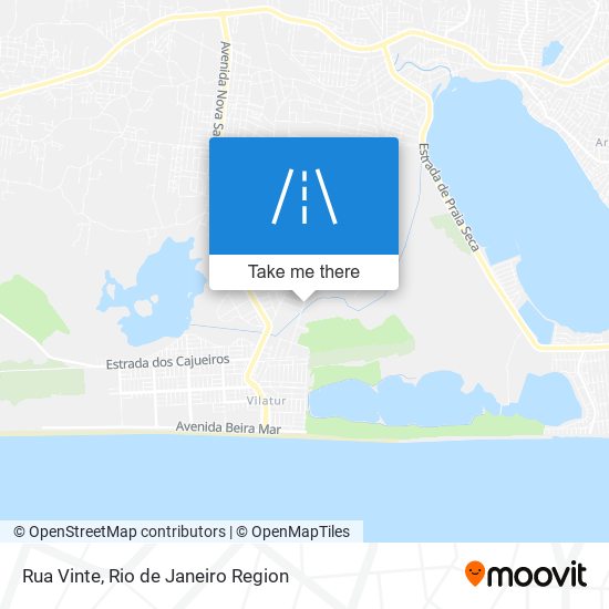 Rua Vinte map