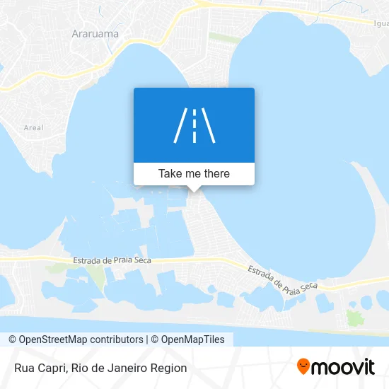 Rua Capri map