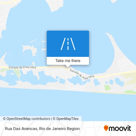 Rua Das Avencas map