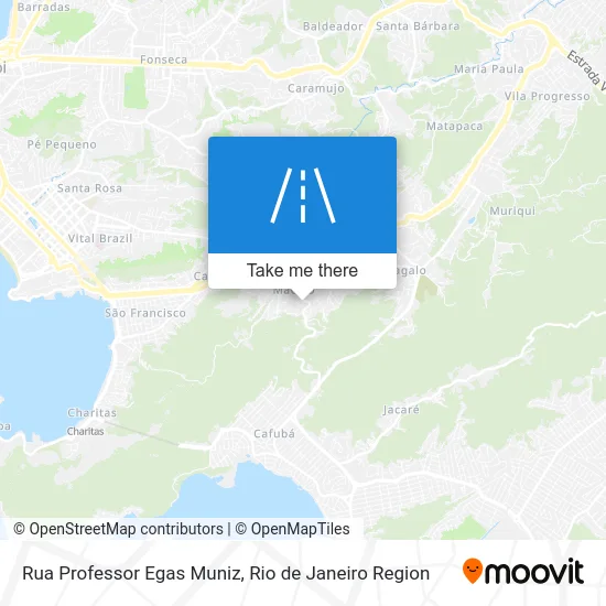 Rua Professor Egas Muniz map