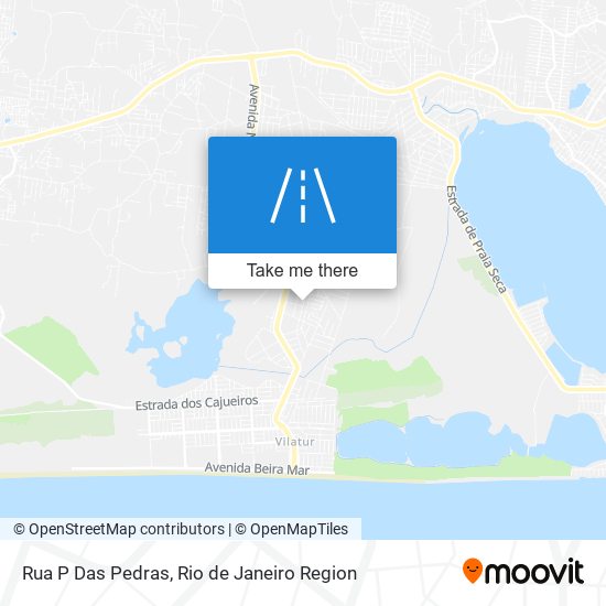 Mapa Rua P Das Pedras