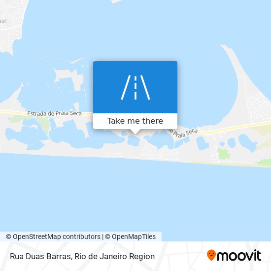 Mapa Rua Duas Barras