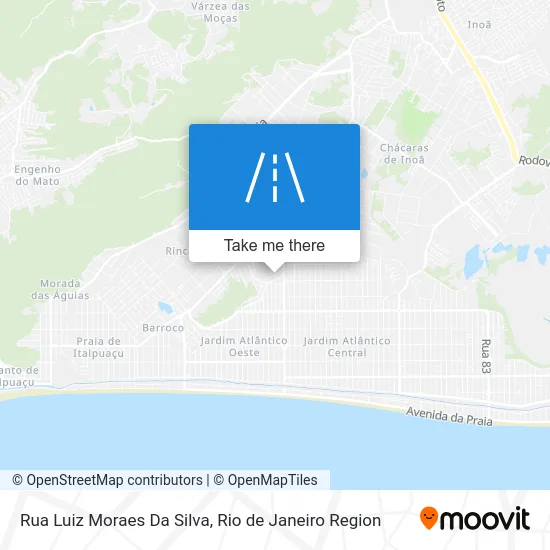 Rua Luiz Moraes Da Silva map