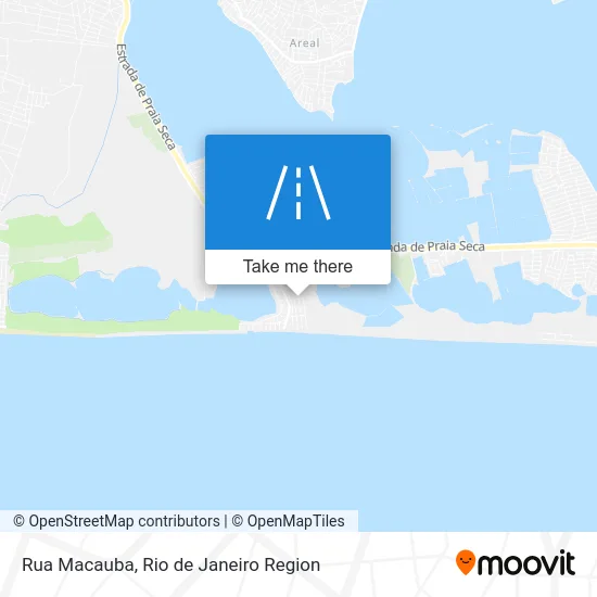 Rua Macauba map