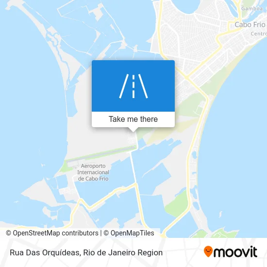 Rua Das Orquídeas map