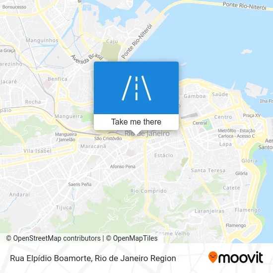 Rua Elpídio Boamorte map