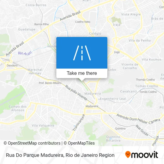 Rua Do Parque Madureira map