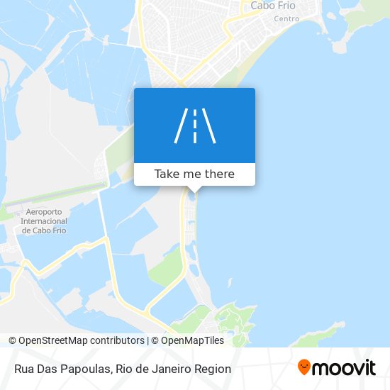 Rua Das Papoulas map