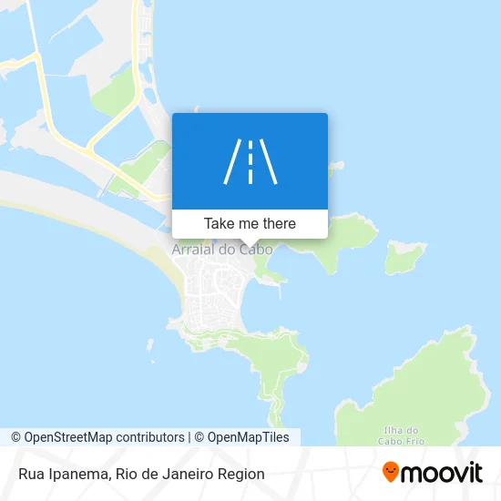 Rua Ipanema map