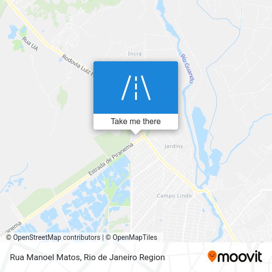 Rua Manoel Matos map