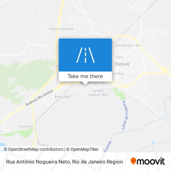 Mapa Rua Antônio Nogueira Neto