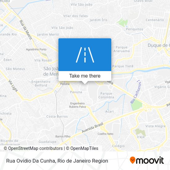 Rua Ovídio Da Cunha map