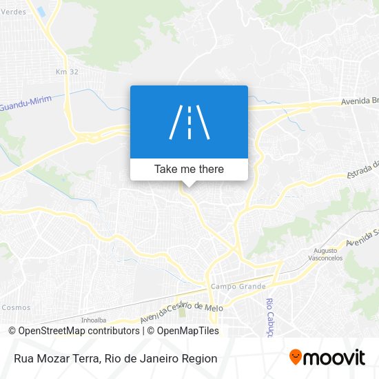 Rua Mozar Terra map