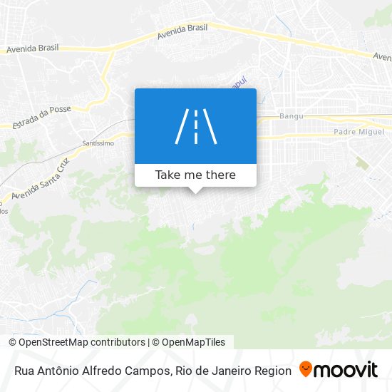 Mapa Rua Antônio Alfredo Campos