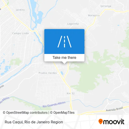 Rua Caqui map