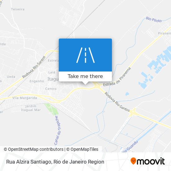 Rua Alzira Santiago map