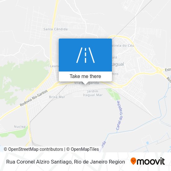 Rua Coronel Alziro Santiago map