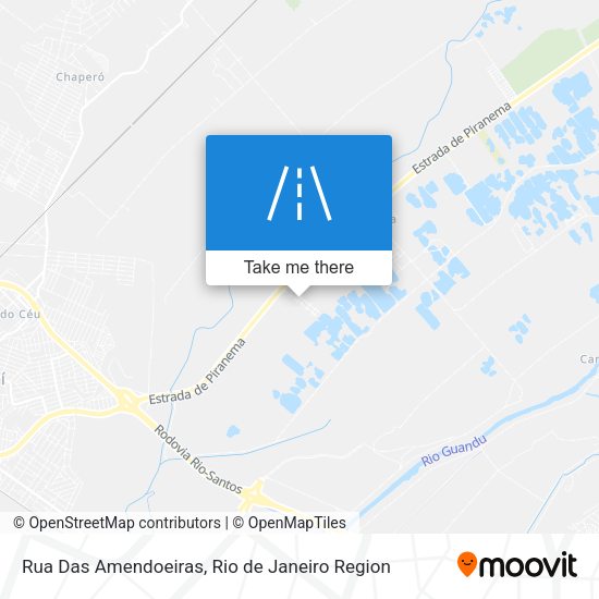 Rua Das Amendoeiras map