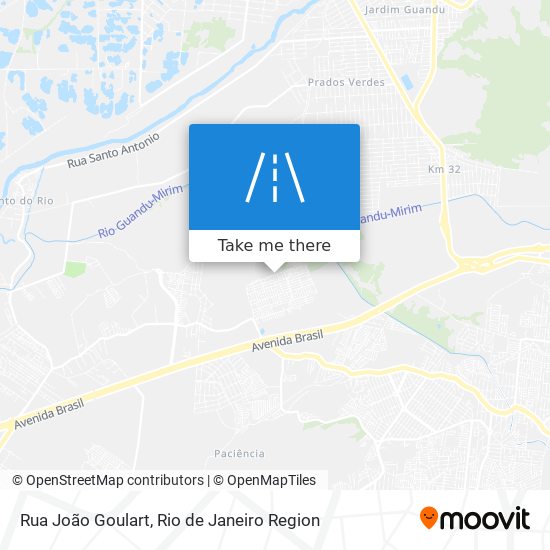 Rua João Goulart map