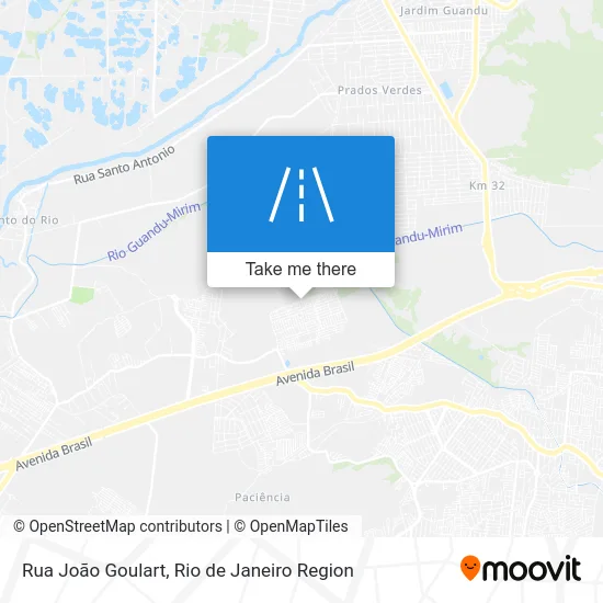 Rua João Goulart map