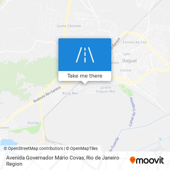 Mapa Avenida Governador Mário Covas