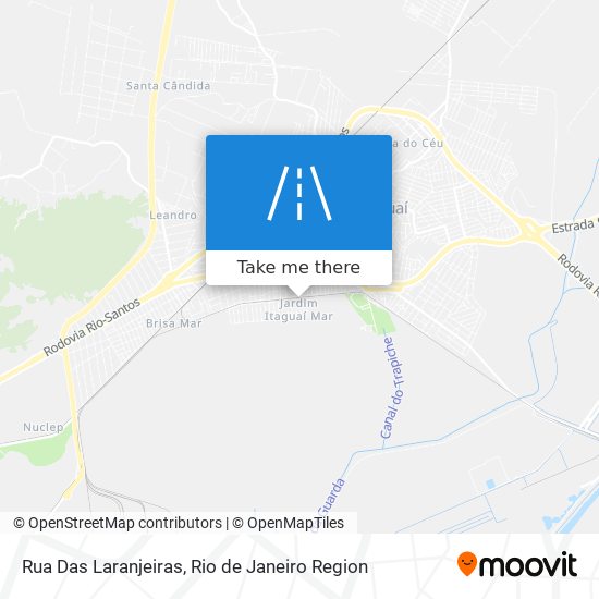 Rua Das Laranjeiras map