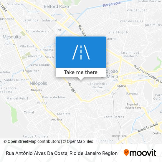 Rua Antônio Alves Da Costa map