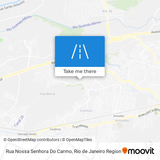 Rua Nossa Senhora Do Carmo map