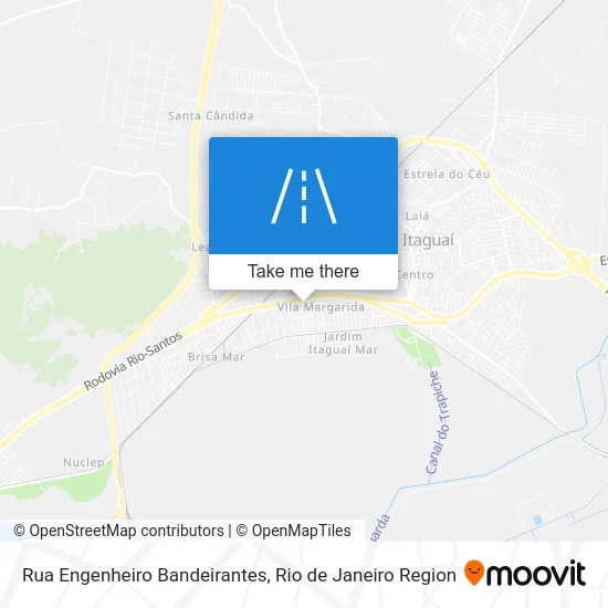 Rua Engenheiro Bandeirantes map
