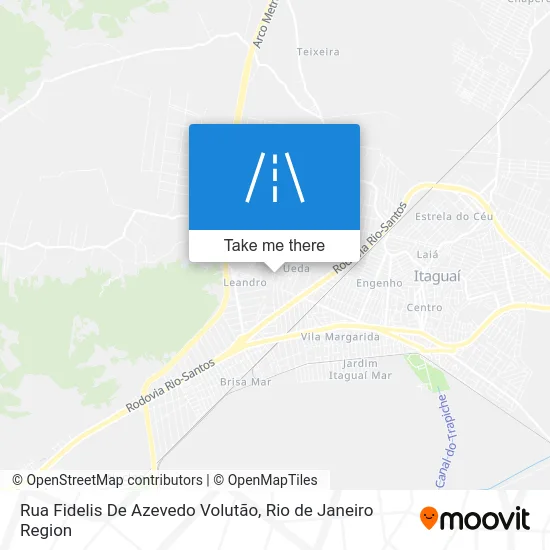 Rua Fidelis De Azevedo Volutão map