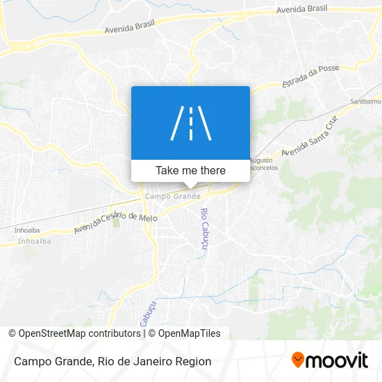 Campo Grande map