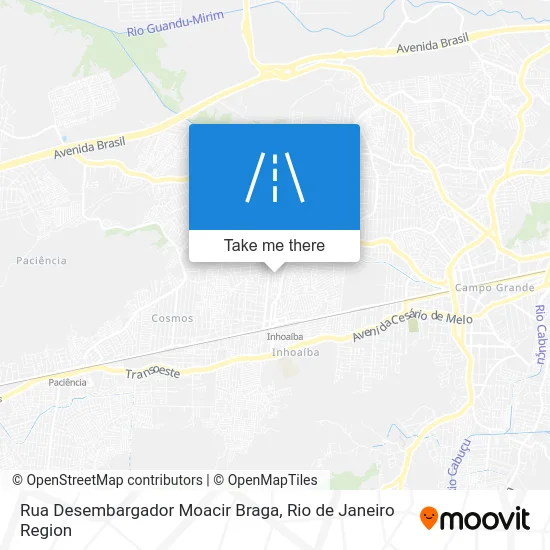Rua Desembargador Moacir Braga map