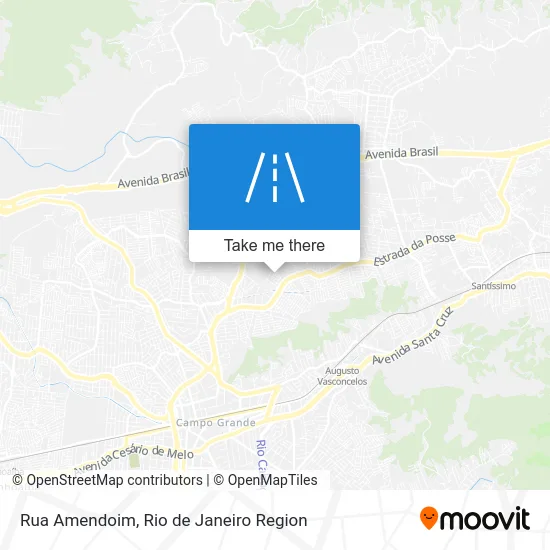 Rua Amendoim map