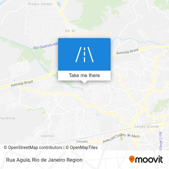 Rua Aguia map