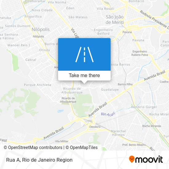 Rua A map