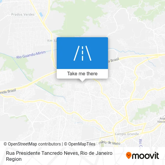 Rua Presidente Tancredo Neves map
