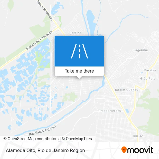 Alameda Oito map