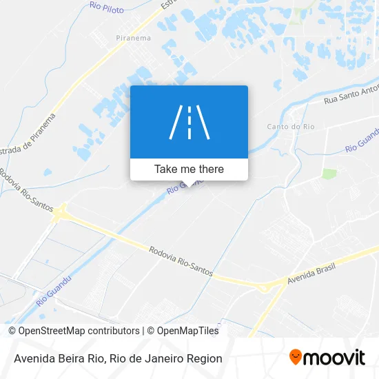 Avenida Beira Rio map